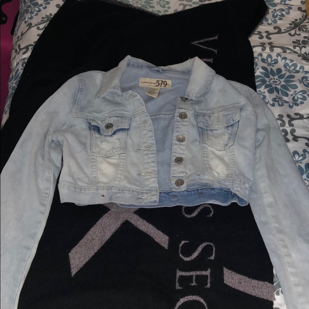 Cute light denim jean jacket